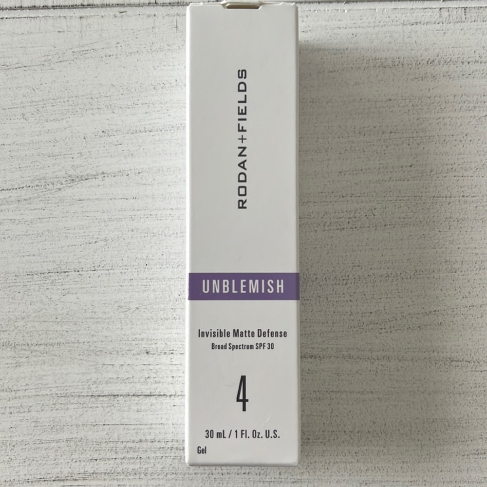Rodan & Fields Unblemish Invisible Matte Defense Broad Spectrum SPF30. Unopened